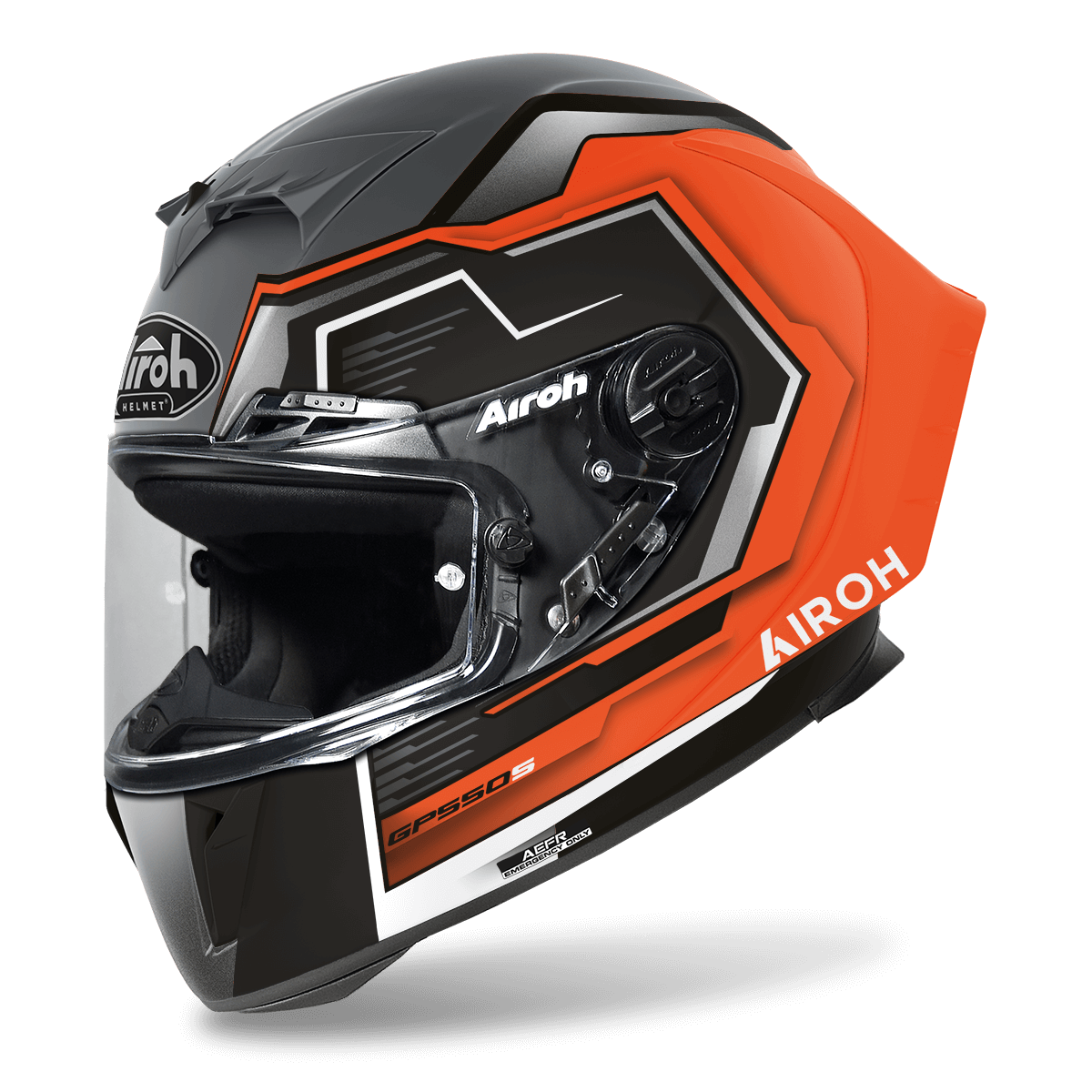 Helmet Gp550 S Rush Orange Fluo Matt